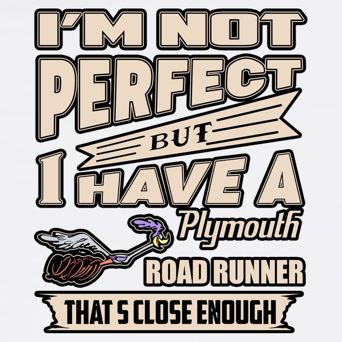IM Not Perfect But I Have A Plymouth Road Runner Short Acrylic Beanie