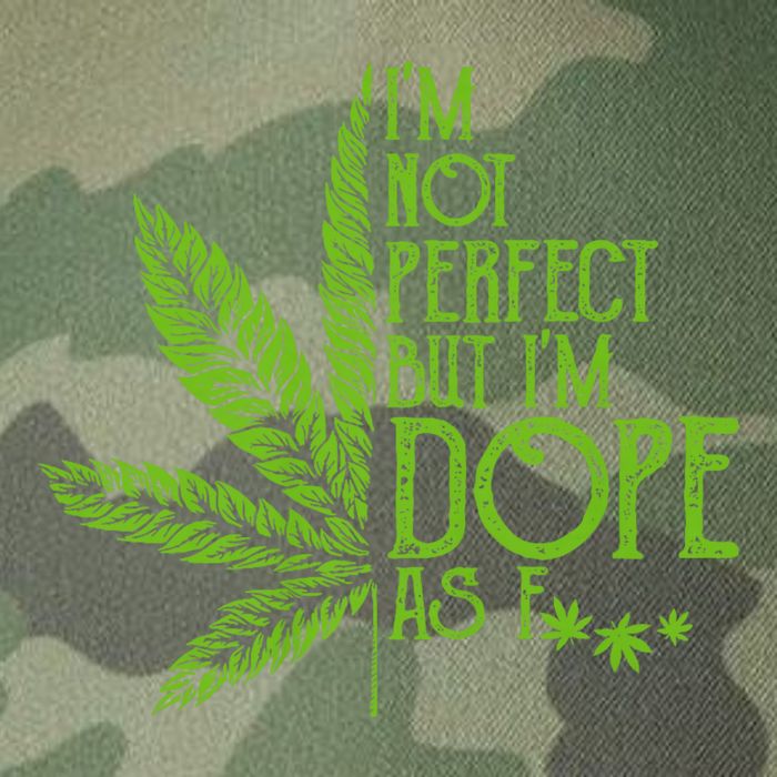IM Not Perfect But IM Dope Legacy Tie Dye Trucker Hat