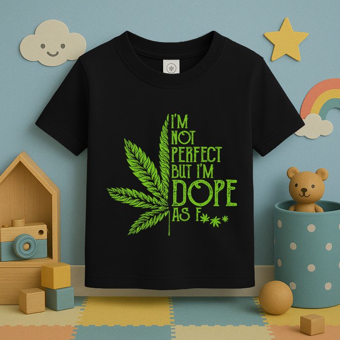 IM Not Perfect But IM Dope Toddler T-Shirt