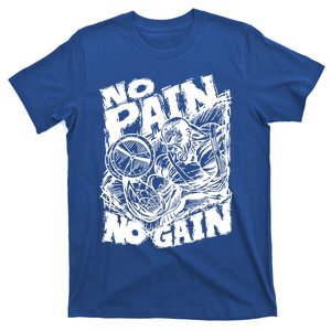 Inspirational No Pain No Gain Fitness Gift T-Shirt