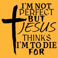 I'm Not Perfect But Jesus Thinks I'm To Die For Pom Pom 12in Knit Beanie