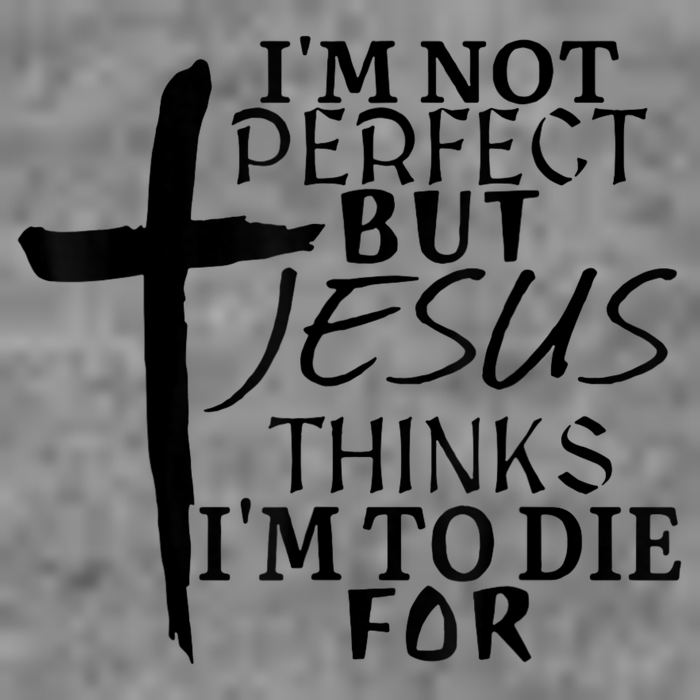 I'm Not Perfect But Jesus Thinks I'm To Die For Toddler Hoodie