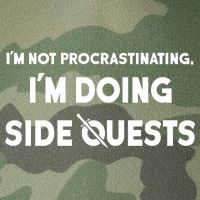 I'm Not Procrastinating I'm Doing Side Quests Gamer Legacy Tie Dye Trucker Hat