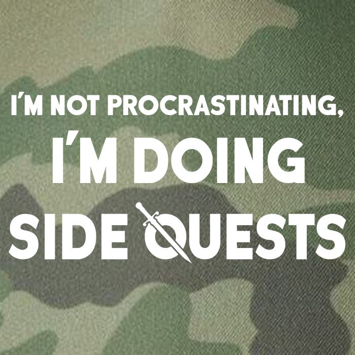 I'm Not Procrastinating I'm Doing Side Quests Gamer Legacy Tie Dye Trucker Hat