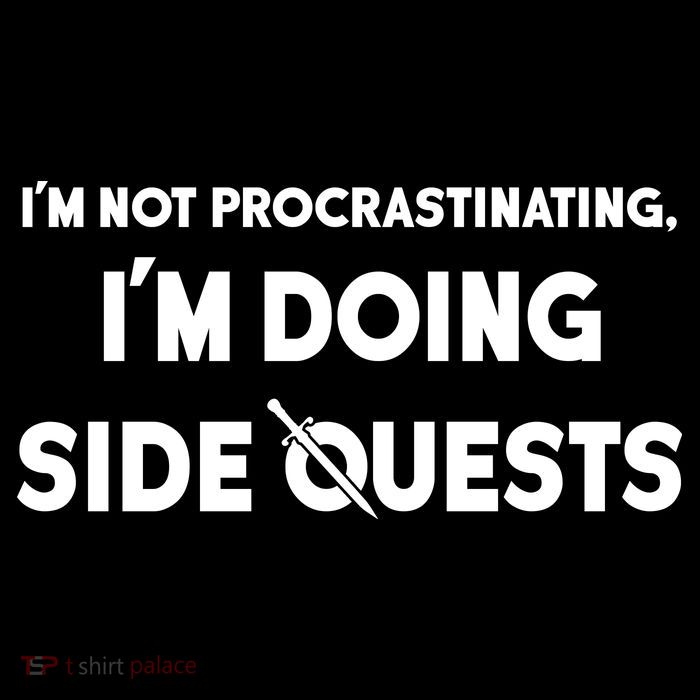 I'm Not Procrastinating I'm Doing Side Quests Gamer PosiCharge Competitor Tank