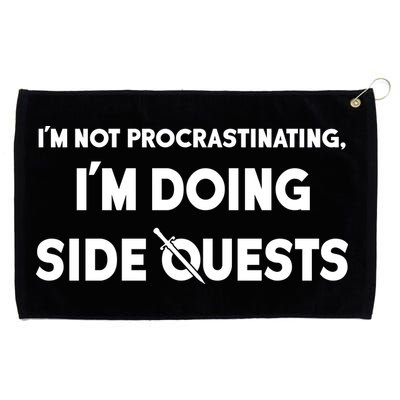 I'm Not Procrastinating I'm Doing Side Quests Gamer Grommeted Golf Towel
