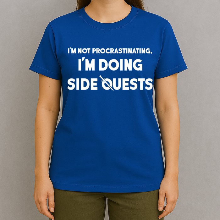 I'm Not Procrastinating I'm Doing Side Quests Gamer T-Shirt