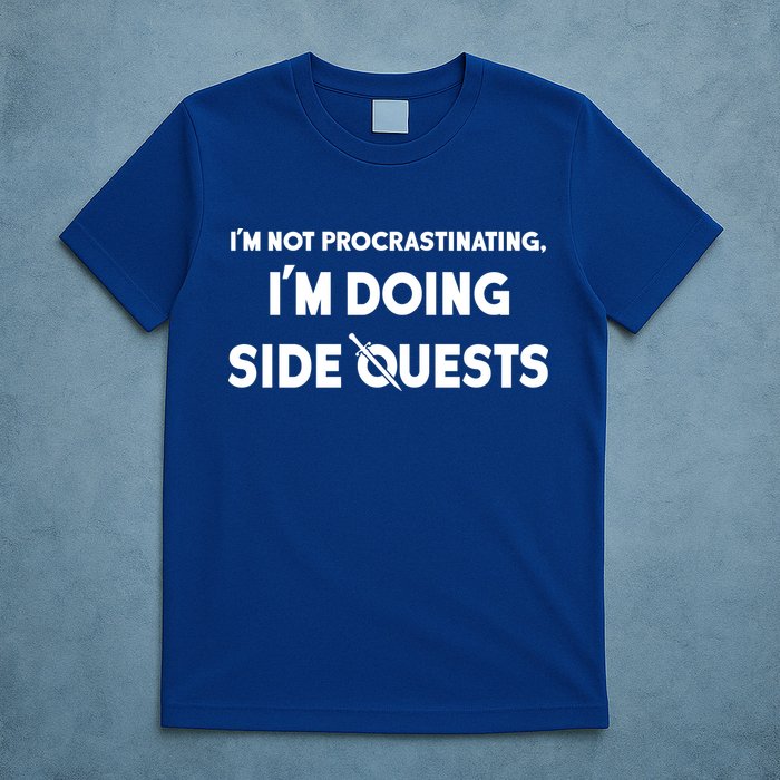 I'm Not Procrastinating I'm Doing Side Quests Gamer T-Shirt