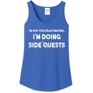 I'm Not Procrastinating I'm Doing Side Quests Gamer Ladies Essential Tank