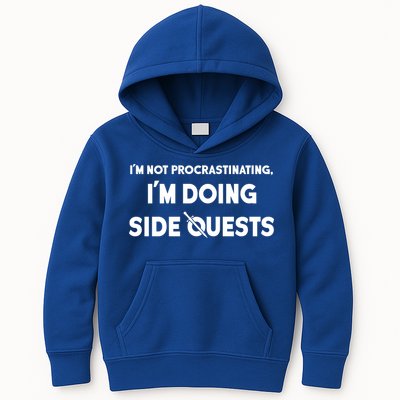 I'm Not Procrastinating I'm Doing Side Quests Gamer Kids Hoodie
