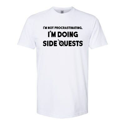 I'm Not Procrastinating I'm Doing Side Quests Gamer Softstyle CVC T-Shirt