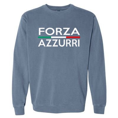 Italy National Pride Forza Azzurri Italia Garment-Dyed Sweatshirt