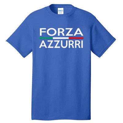 Italy National Pride Forza Azzurri Italia Tall T-Shirt