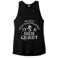 I'm Not Procrastinating, It's A Side Quest Ladies PosiCharge Tri-Blend Wicking Tank