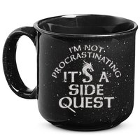 I'm Not Procrastinating, It's A Side Quest 15oz Campfire Ceramic Mug