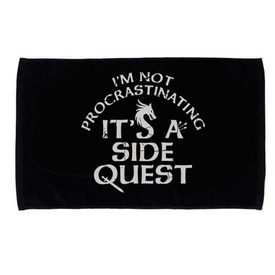 I'm Not Procrastinating, It's A Side Quest Microfiber Hand Towel