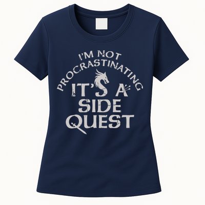 I'm Not Procrastinating, It's A Side Quest Womens T-Shirt