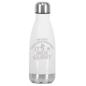 I'm Not Procrastinating, It's A Side Quest Stainless Steel Insulated Water Bottle