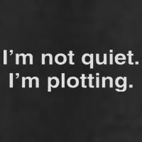 I'm Not Quiet I'm Plotting Funny Introvert Garment-Dyed Heavyweight T-Shirt