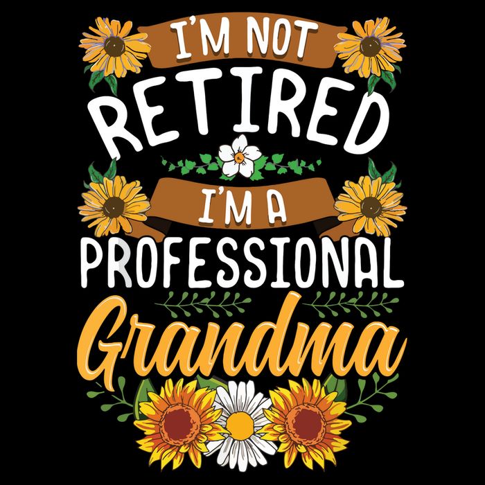 Im Not Retired Im A Professional Grandma Mothers Day Drawstring Bag