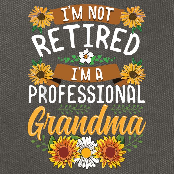 Im Not Retired Im A Professional Grandma Mothers Day Cotton Canvas Backpack