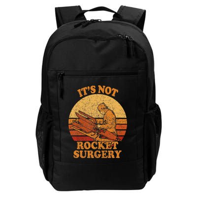 Its Not Rocket Surgery Retro Surgeon Rocket Scientist Backpack