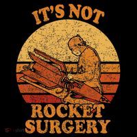 Its Not Rocket Surgery Retro Surgeon Rocket Scientist Youth Performance Sprint T-Shirt