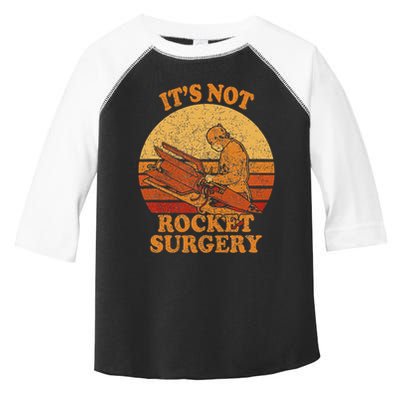 Its Not Rocket Surgery Retro Surgeon Rocket Scientist Toddler Fine Jersey T-Shirt