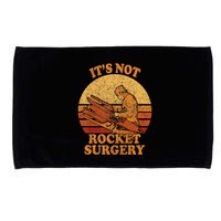 Its Not Rocket Surgery Retro Surgeon Rocket Scientist Microfiber Hand Towel