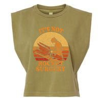 Its Not Rocket Surgery Retro Surgeon Rocket Scientist Garment-Dyed Women's Muscle Tee
