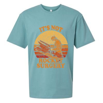 Its Not Rocket Surgery Retro Surgeon Rocket Scientist Sueded Cloud Jersey T-Shirt