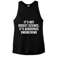 It's Not Rocket Science It's Aerospace Engineering Ladies PosiCharge Tri-Blend Wicking Tank
