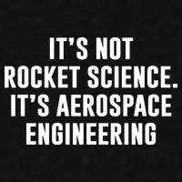 It's Not Rocket Science It's Aerospace Engineering Ladies PosiCharge Tri-Blend Wicking Tank