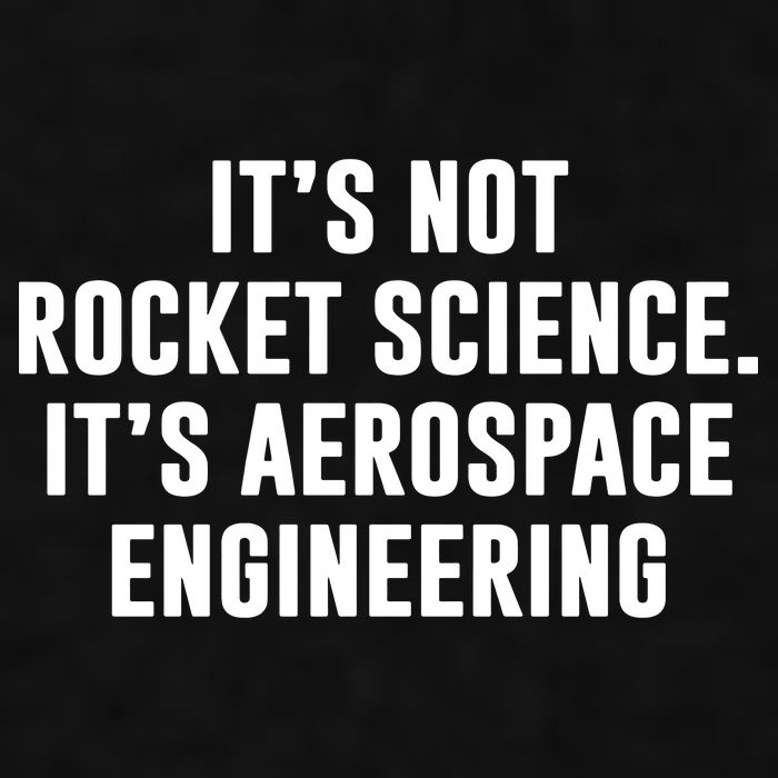 It's Not Rocket Science It's Aerospace Engineering Ladies PosiCharge Tri-Blend Wicking Tank
