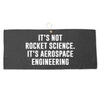 It's Not Rocket Science It's Aerospace Engineering Large Microfiber Waffle Golf Towel