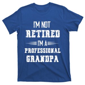 Im Not Retired Im Professional Fathers Day Retired Grandpa Gift T-Shirt