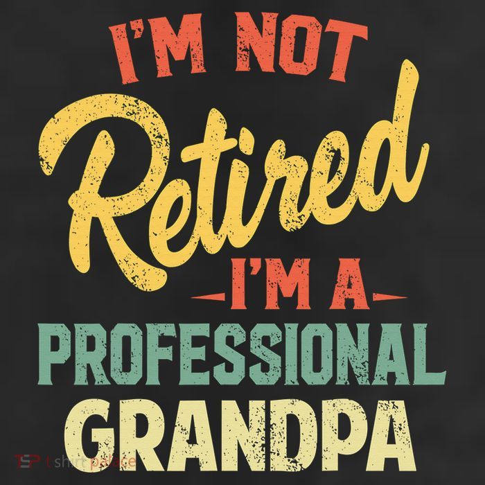 I'm Not Retired A Professional Papa Fathers Day Gift Cool Comfort Performance Bucket Hat