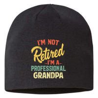 I'm Not Retired A Professional Papa Fathers Day Gift Sustainable Beanie