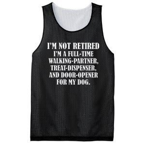 IM Not Retired IM A Full Time Walking Partner Treat Mesh Reversible Basketball Jersey Tank