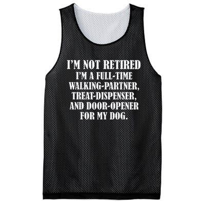 IM Not Retired IM A Full Time Walking Partner Treat Mesh Reversible Basketball Jersey Tank