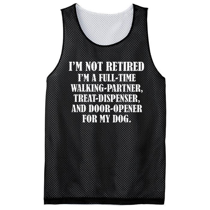 IM Not Retired IM A Full Time Walking Partner Treat Mesh Reversible Basketball Jersey Tank