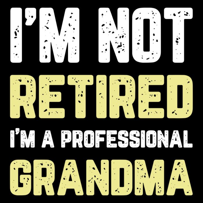 Im Not Retired Professional Grandma Retiret Cool Gift Flat Bill Trucker Hat