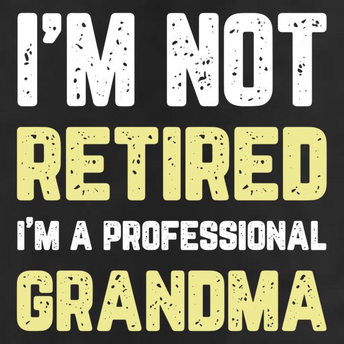 Im Not Retired Professional Grandma Retiret Cool Gift 25L Jumbo Tote