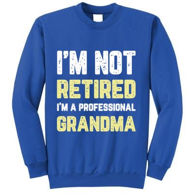 Im Not Retired Professional Grandma Retiret Cool Gift Sweatshirt