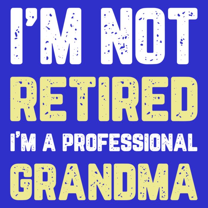 Im Not Retired Professional Grandma Retiret Cool Gift Kids Hoodie