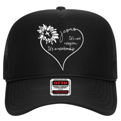 It's Not Religion It's A Relationship Jesus Trucker Hat