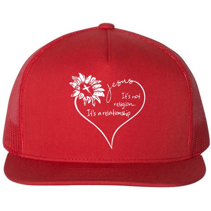 It's Not Religion It's A Relationship Jesus Flatbill Hat