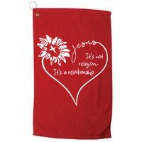 It's Not Religion It's A Relationship Jesus Golf Towel