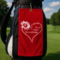 It's Not Religion It's A Relationship Jesus Golf Towel