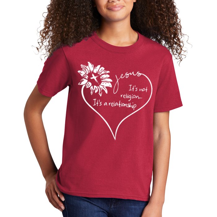 It's Not Religion It's A Relationship Jesus Kids T-Shirt
